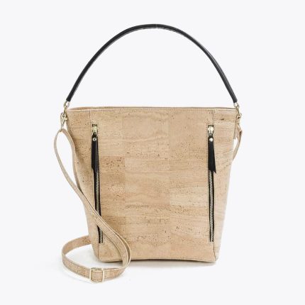 Totte bag with beige strap